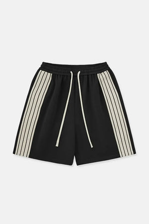 Short With Lines on Sides - Black