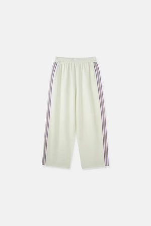 Baggy Pants SS-25 Nine Purple Wide Leg - White