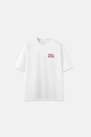 T-shirt Nothing for Nothing - White