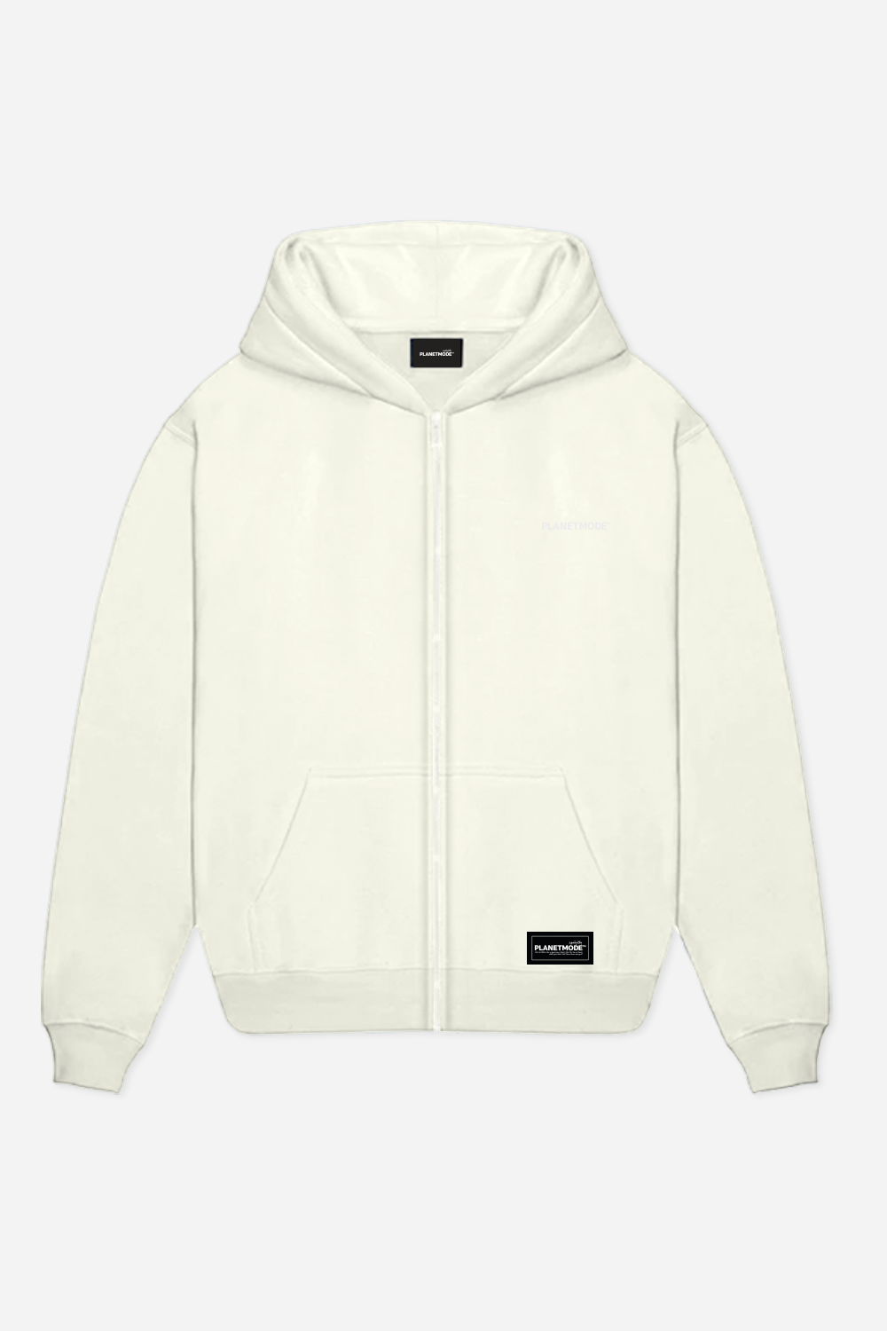 Women Essential S/SS23 Hoodie Zipper 100% Cotton Off White