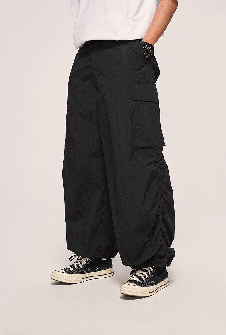 Cargo Pants Wide - Black