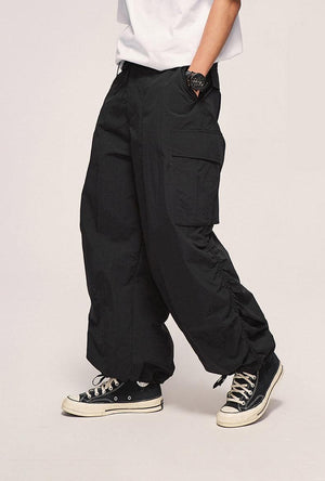 Cargo Pants Wide - Black