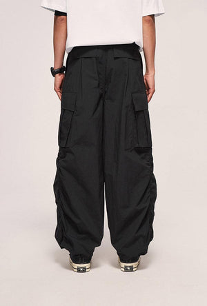 Cargo Pants Wide - Black