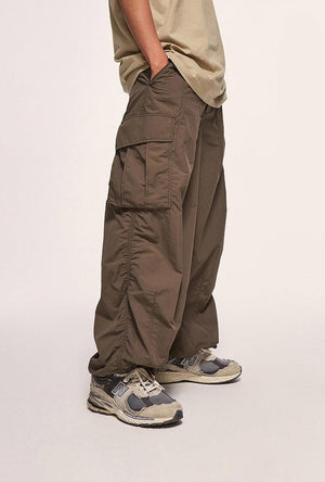 Cargo Pants Wide - Brown