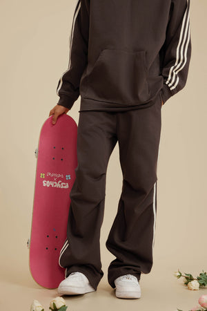 Three Lines Pants - BROWN