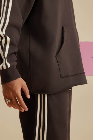 Three Lines Pants - BROWN