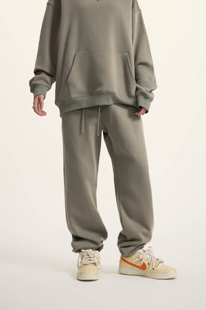 Jogger Pants - GRAYISH GREEN