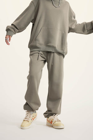 Jogger Pants - GRAYISH GREEN