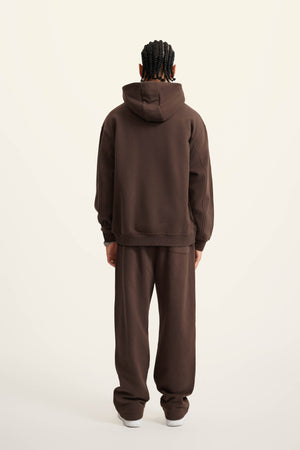 Ghost Hoodie Blank Heavy Drop Shoulder - BROWN