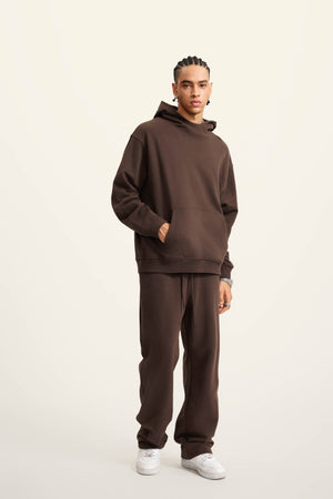 Ghost Hoodie Blank Heavy Drop Shoulder - BROWN