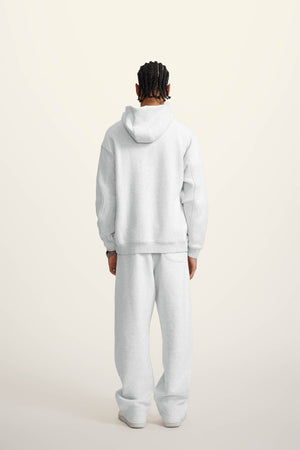 Ghost Hoodie Blank Heavy Drop Shoulder - OAT GREY