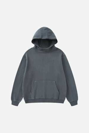 Ghost Hoodie Blank Heavy Drop Shoulder - CHARCOAL