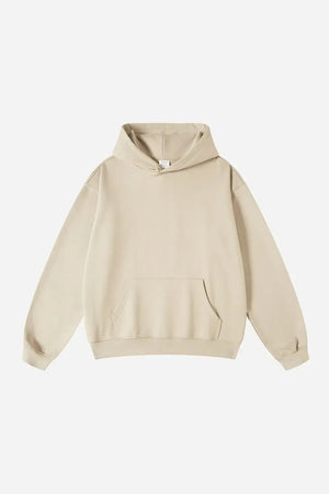 Hoodie Drop Shoulder Blank - SAND