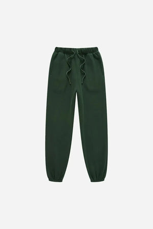 Jogger Pants - BLACKISH GREEN
