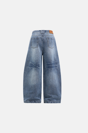 Street Pants Wide - Blue Jeans