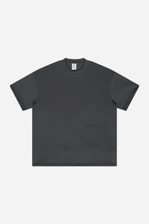 T-Shirt Blank Heavy 100% Cotton - DARK GRAY