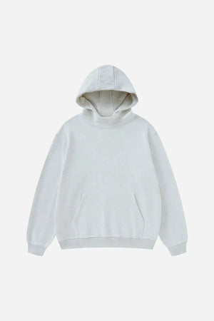 Ghost Hoodie Blank Heavy Drop Shoulder - OAT GREY