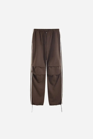 Three Lines Pants - BROWN