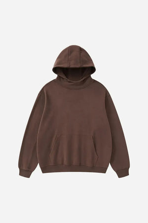 Ghost Hoodie Blank Heavy Drop Shoulder - BROWN
