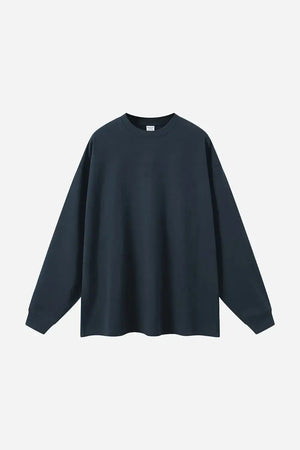 Long Sleeve Oversized T-Shirt 100% Cotton - NEAVY