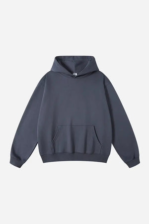 Hoodie Drop Shoulder Blank - CHARCOAL