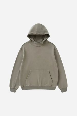 Ghost Hoodie Blank Heavy Drop Shoulder - GRAYISH GREEN
