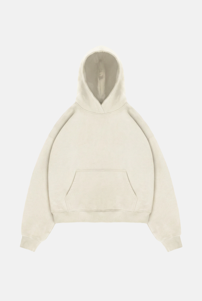 هودي كتف ساقط بلانك - اوف وايت