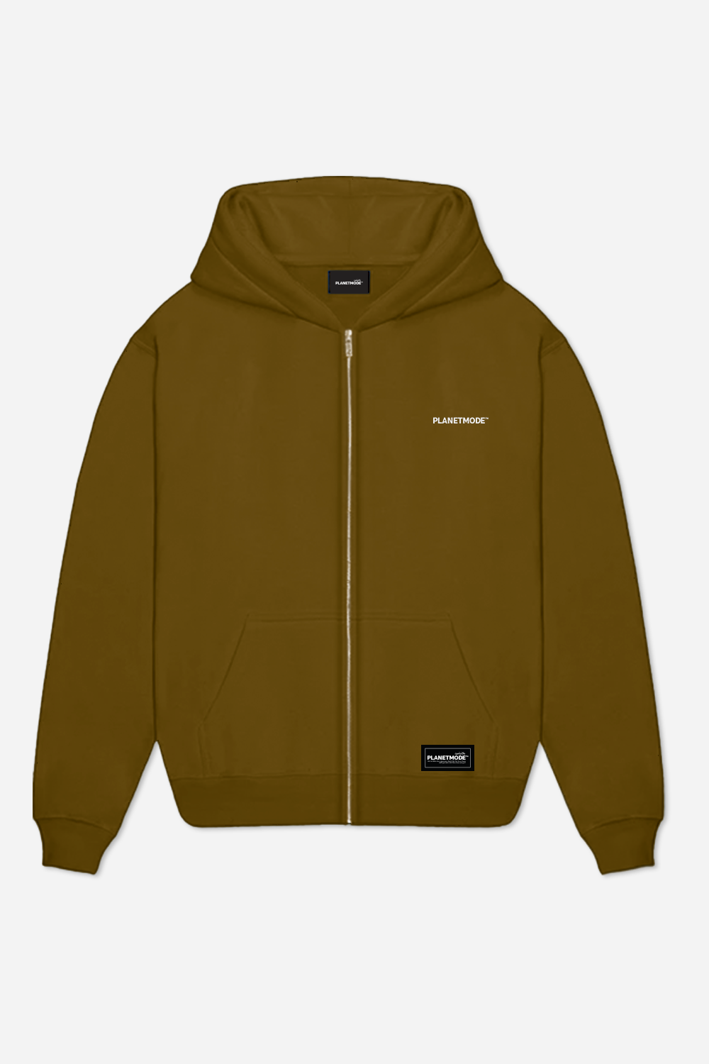 Men Essential S/SS23 Hoodie Zipper 100% Cotton Mocha