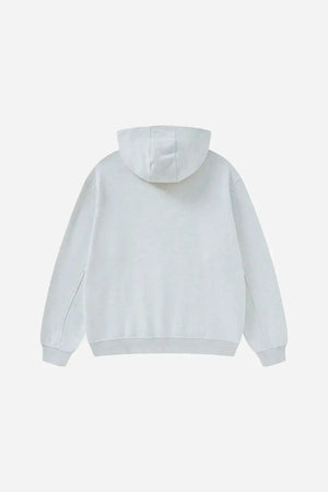 Ghost Hoodie Blank Heavy Drop Shoulder - OAT GREY