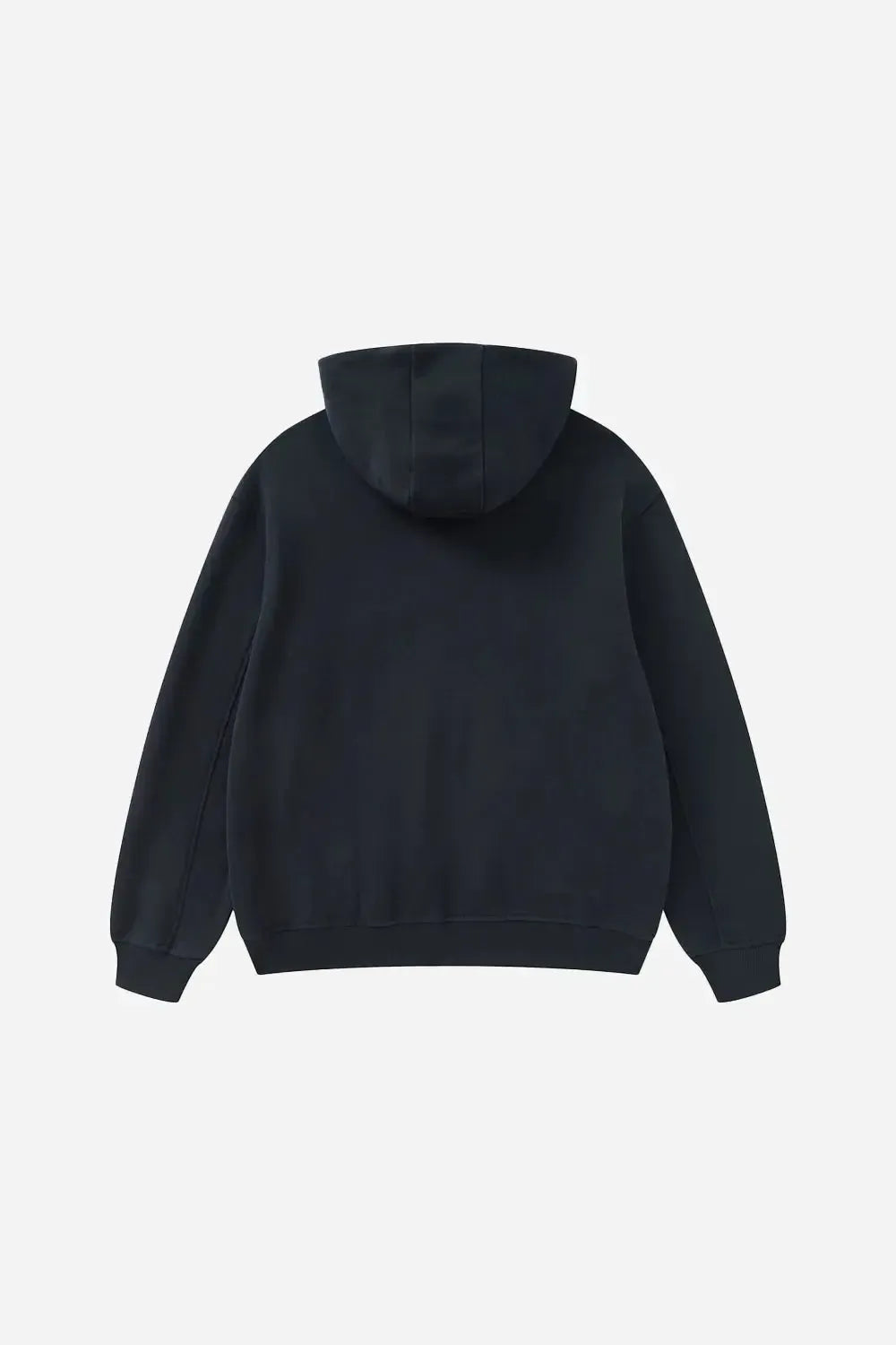 Ghost Hoodie Blank Heavy Drop Shoulder - BLACK