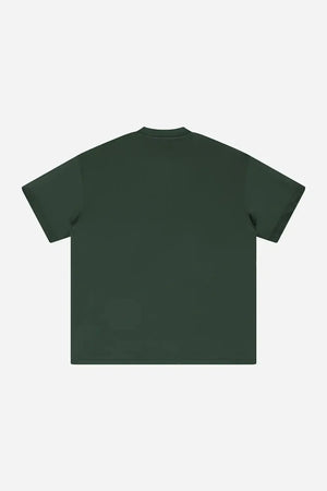 T-Shirt Blank Heavy 100% Cotton - DARKISH GREEN