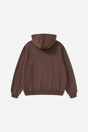 Ghost Hoodie Blank Heavy Drop Shoulder - BROWN