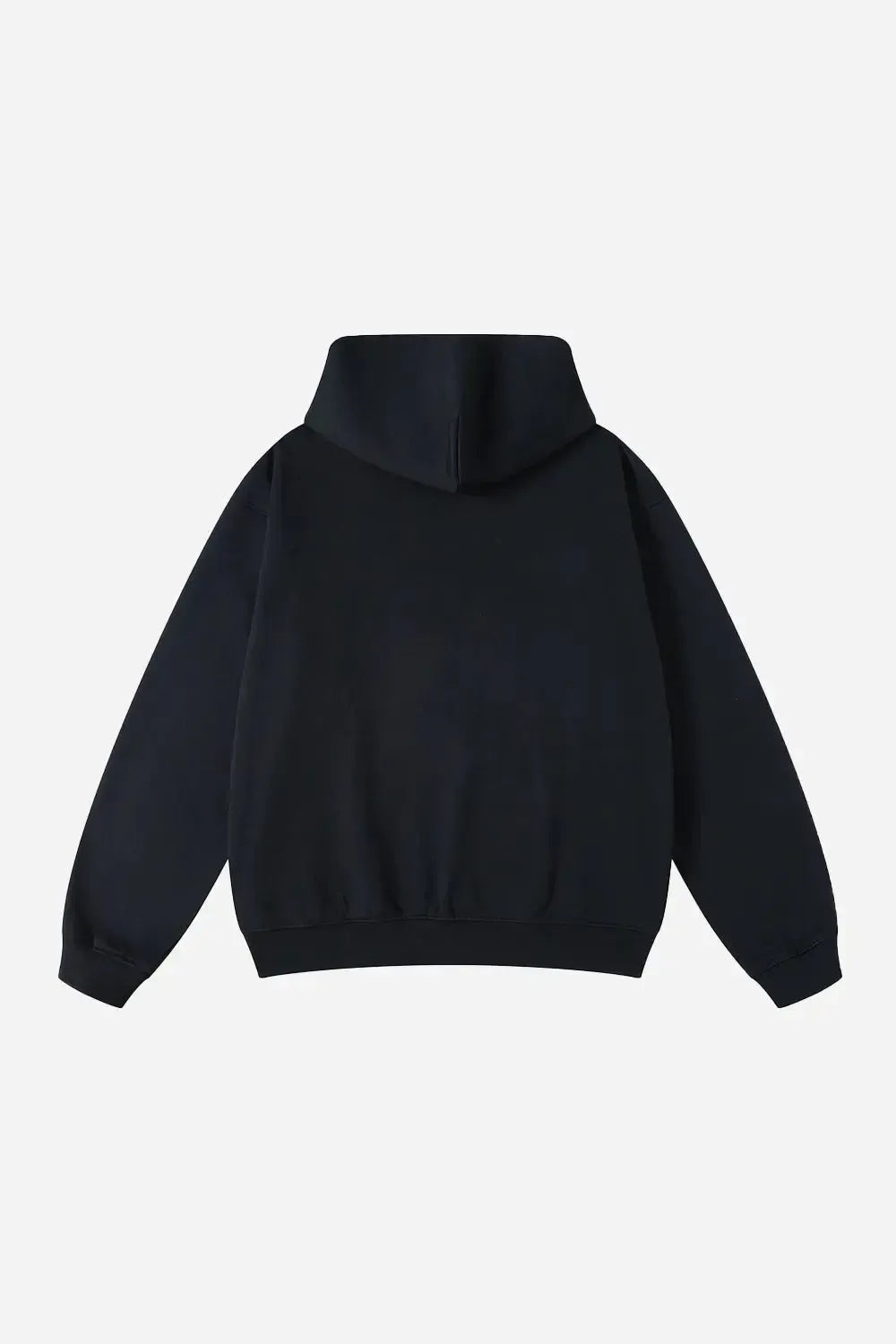 Hoodie Drop Shoulder Blank - BLACK