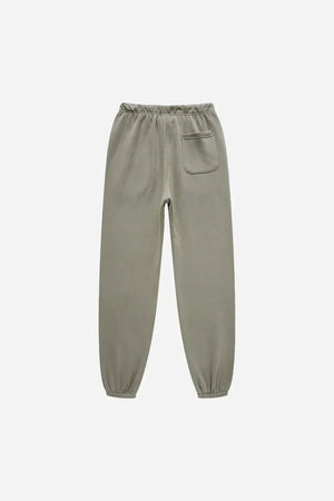 Jogger Pants - GRAYISH GREEN