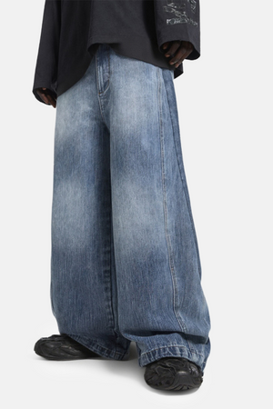 Street Pants Wide - Blue Jeans