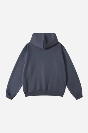 Hoodie Drop Shoulder Blank - CHARCOAL