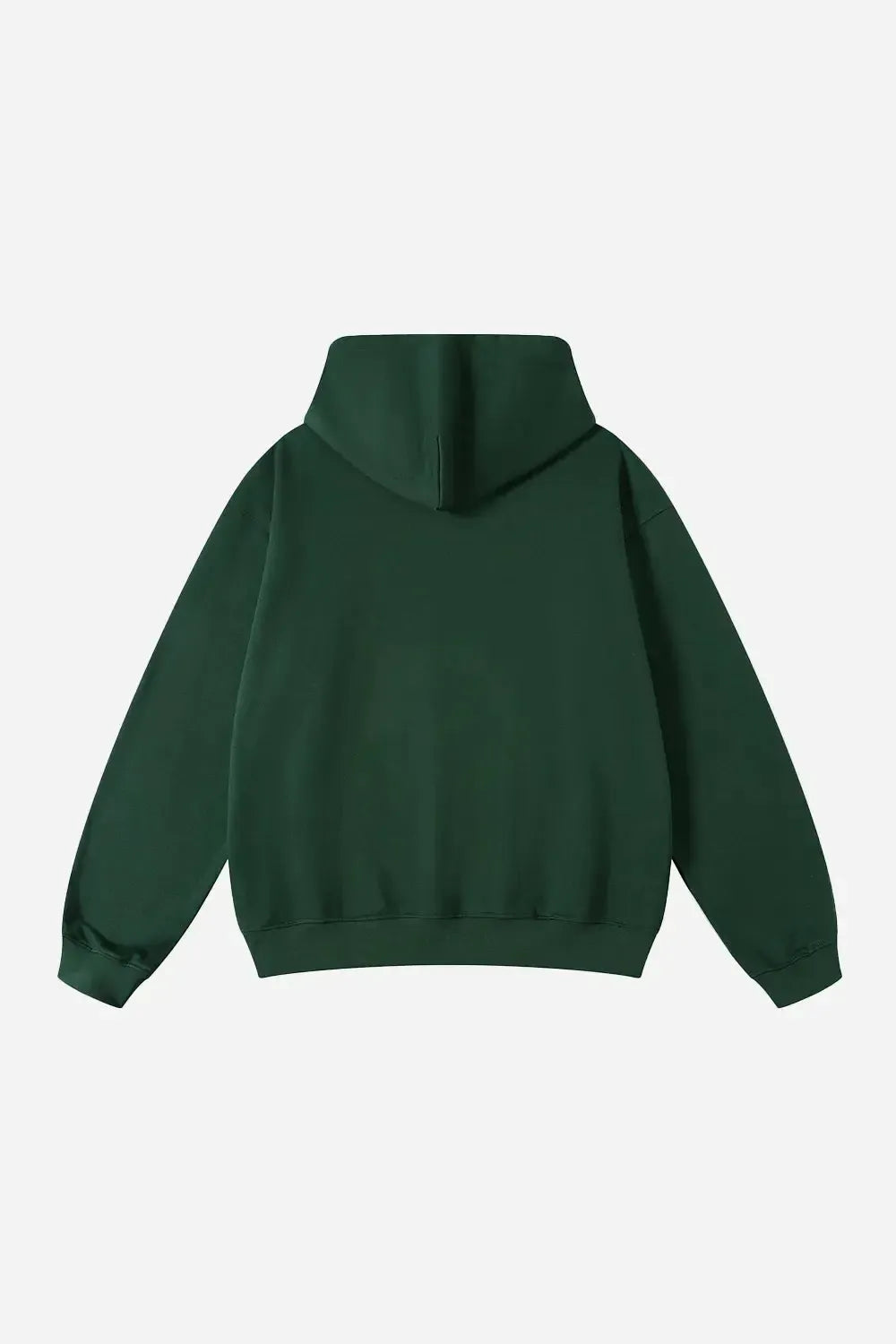 Hoodie Drop Shoulder Blank - BLACKISH GREEN