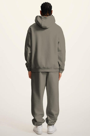 Ghost Hoodie Blank Heavy Drop Shoulder - GRAYISH GREEN