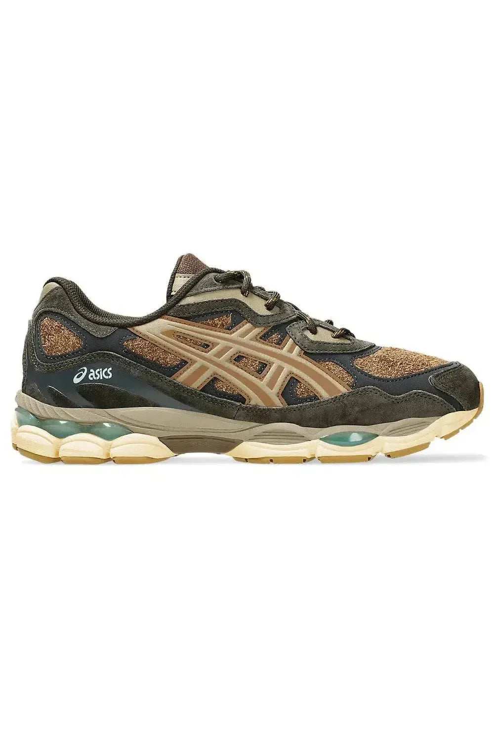 Asics GEL-NYC Brown Storm and Tan Presidio 1203A477-200
