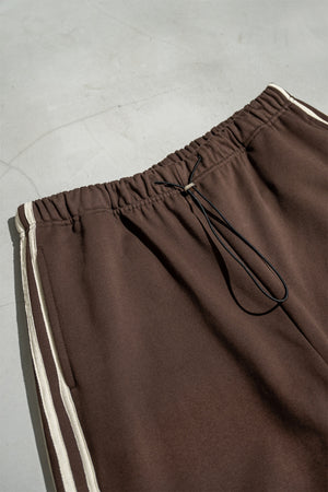 Three Lines Pants - BROWN
