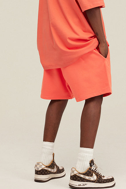 Short Heavy Cotton - RED ORANGE
