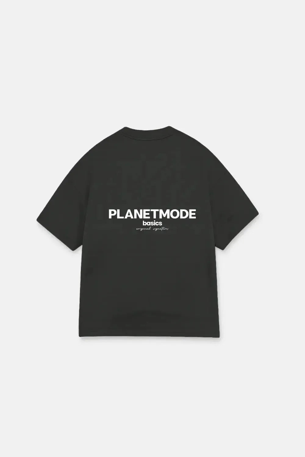 T-shirt Basics drop shoulder oversized - Dark Gray