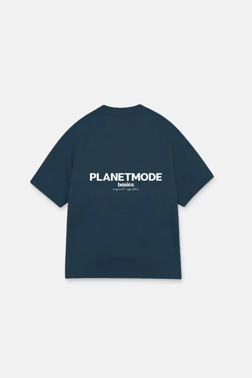 T-shirt Basics drop shoulder oversized - Blue Navy