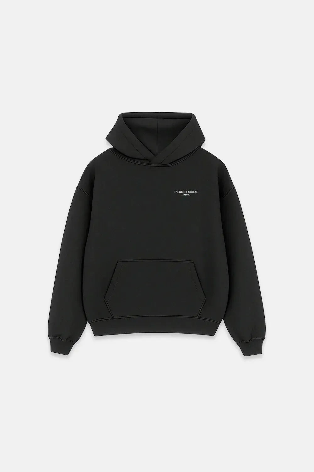 Hoodie Basics drop shoulder oversized - Black