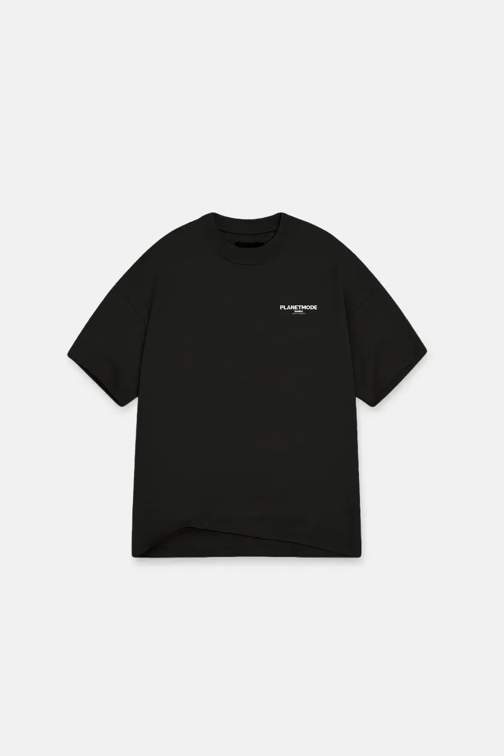 T-shirt Basics drop shoulder oversized - Black
