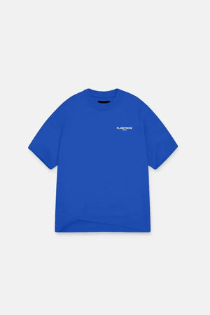 T-shirt Basics drop shoulder oversized - Blue