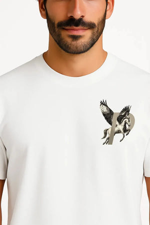 T-Shirt HorseP Oversized - White