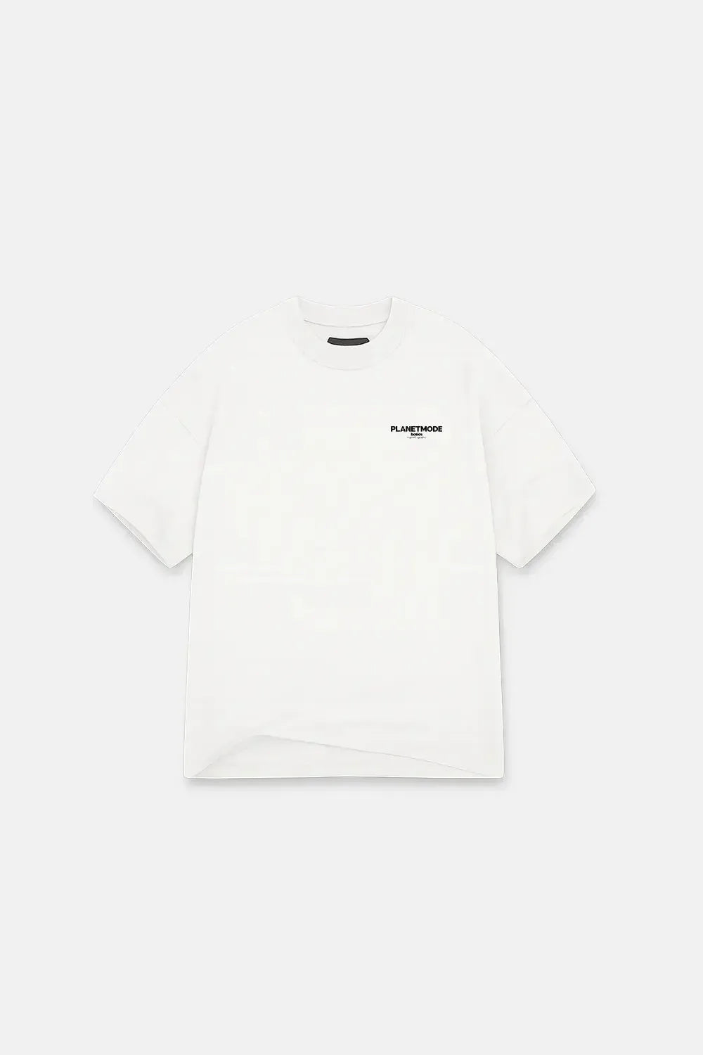 T-shirt Basics drop shoulder oversized - White