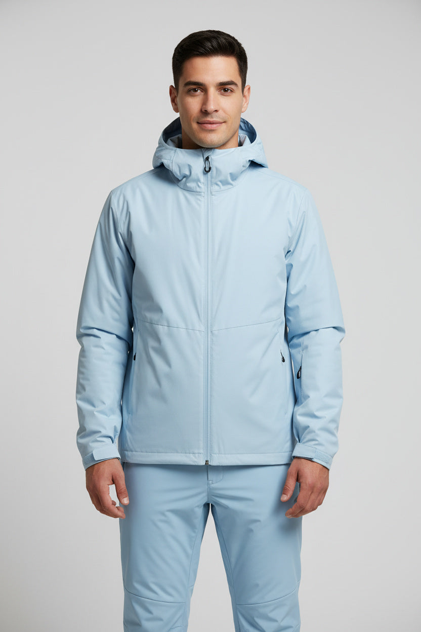 Men's Lightweight Jacket Windbreaker - Light Blue