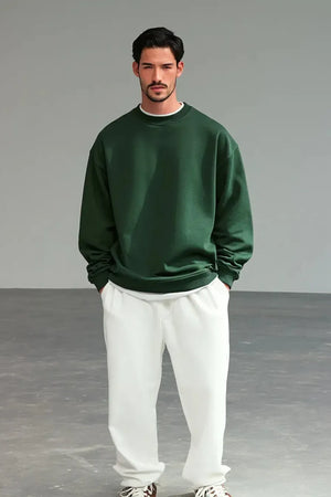 Sweatshirt FW-25 440G - BLACKISH GREEN